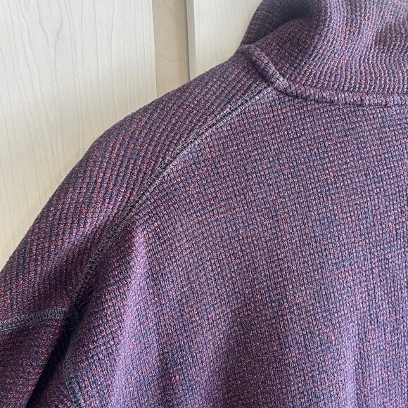 Red Head Brand Sweater Mens Size‎ 2XL Maroon Red 1/4 Zip Pullover Long Sleeve - Picture 5 of 6